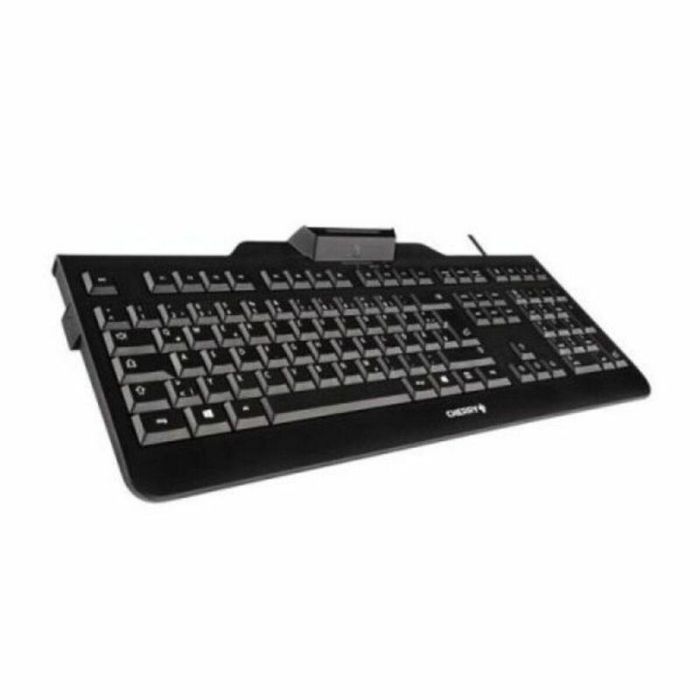 Teclado con Lector Cherry JK-A0100ES-2 Negro Qwerty Español QWERTY 2