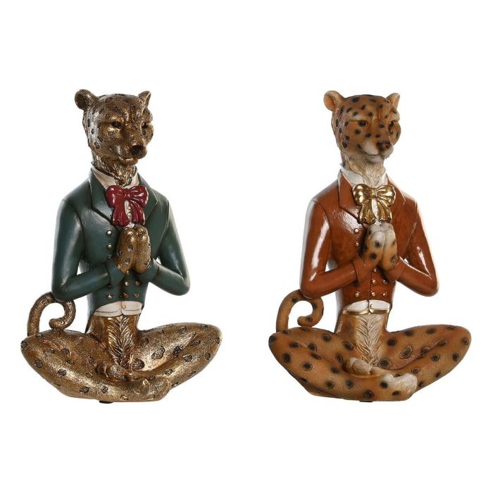 Figura Moderno DKD Home Decor Azul Marron 9.5 x 23 x 16 cm (2 Unidades) Figura Moderno DKD Home Decor Azul Marron 9.5 x 23 x 16 cm (2 Unidades)