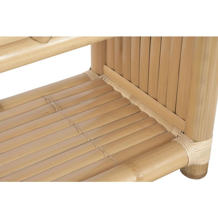DKD Home Decor Consola Tropical Bambú y Ratán Natural 52 x 75 x 140 cm 3 Cajones 9