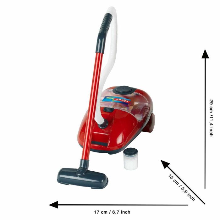 Klein Carro de Limpieza Vileda con Aspiradora Juguete Electrónico: Aspira de Verdad, Sonidos Realistas, Incluye Accesorios, para Niños +3 Años 2 Klein Carro de Limpieza Vileda con Aspiradora Juguete Electrónico: Aspira de Verdad, Sonidos Realistas, Incluye Accesorios, para Niños +3 Años 2