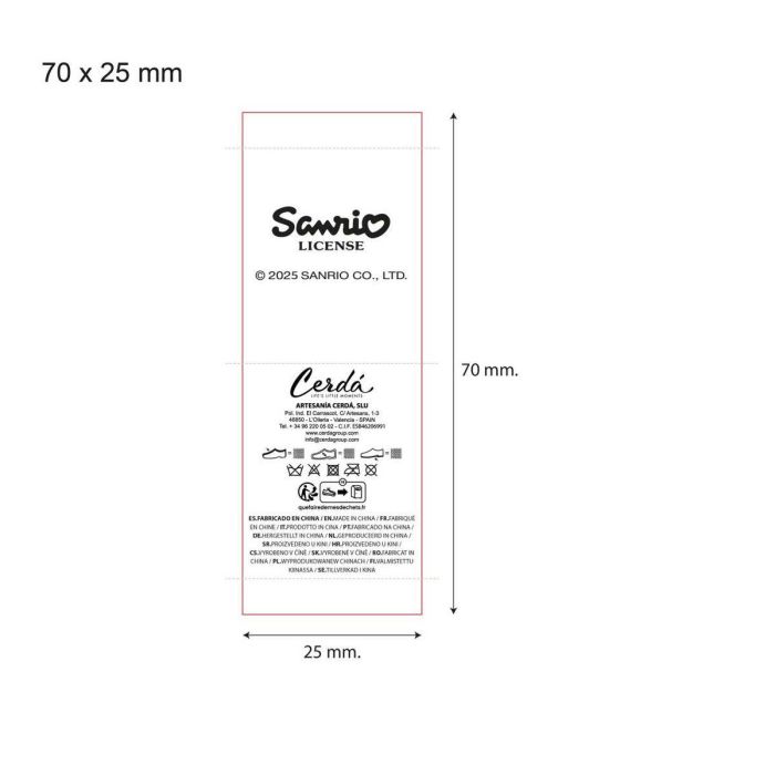 Cerdá Zapatillas de Casa Abierta Hello Kitty Kuromi Talla 36/37 2