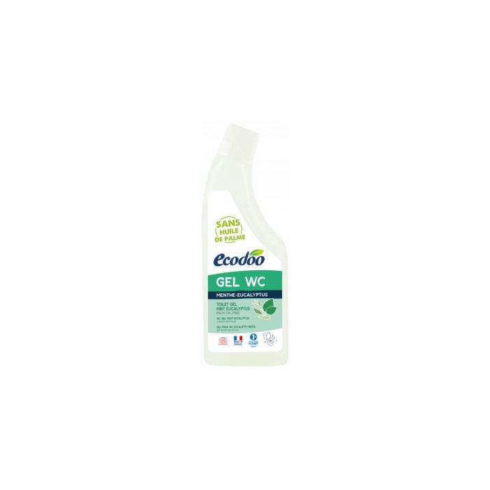 ECODOO Limpia Inodoro Gel 750ml, Elimina la Cal, Sin Colorantes ni Perfumes de Síntesis