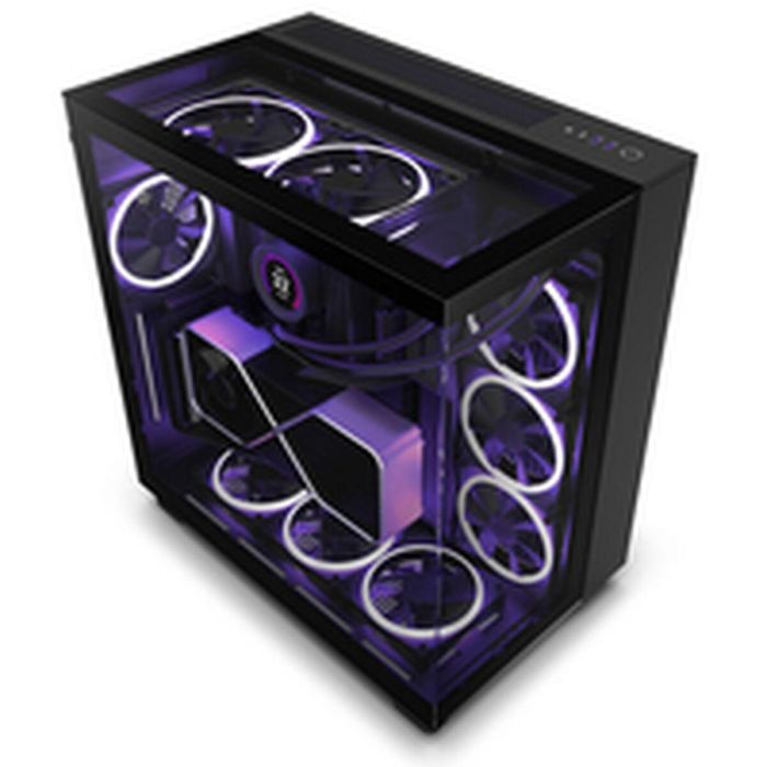 NZXT NZX1690884269198 Caja de torre media H9 Elite, Vidrio templado, Flujo de aire óptimo, Negro 20
