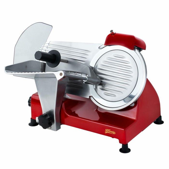 H.Koenig MSX224 AAANL62899 Cortadora de Fiambres - Hoja de 22 cm - Roja 9