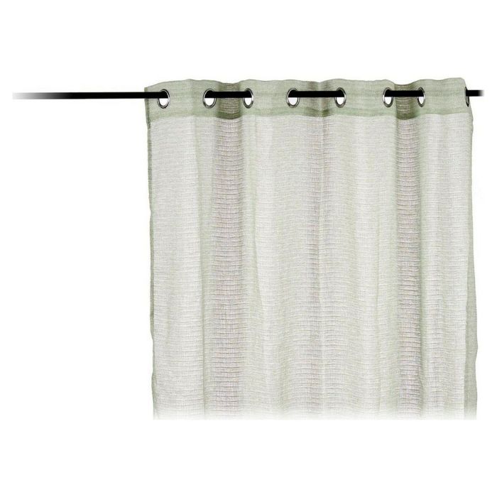 Giftdecor Cortina Visillo Menta, Verde, 140x260 cm (6 Unidades)