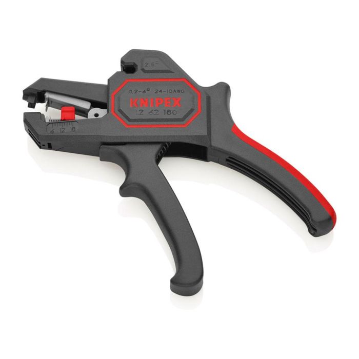 Knipex 1262180sb Alicate pelacables automático autoajustable 180x75x21mm para cables 0,2 a 6 mm² 1 Knipex 1262180sb Alicate pelacables automático autoajustable 180x75x21mm para cables 0,2 a 6 mm² 1