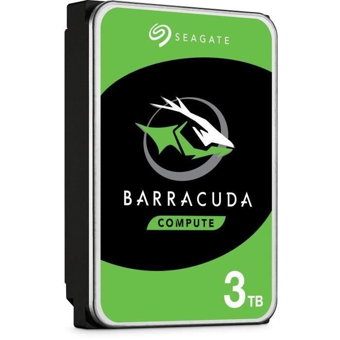 Seagate ST3000DM007 Disco Duro Interno 3 TB Barracuda SATA 6Gb/s 3.5 pulgadas 5400 RPM 256 MB 2 Seagate ST3000DM007 Disco Duro Interno 3 TB Barracuda SATA 6Gb/s 3.5 pulgadas 5400 RPM 256 MB 2