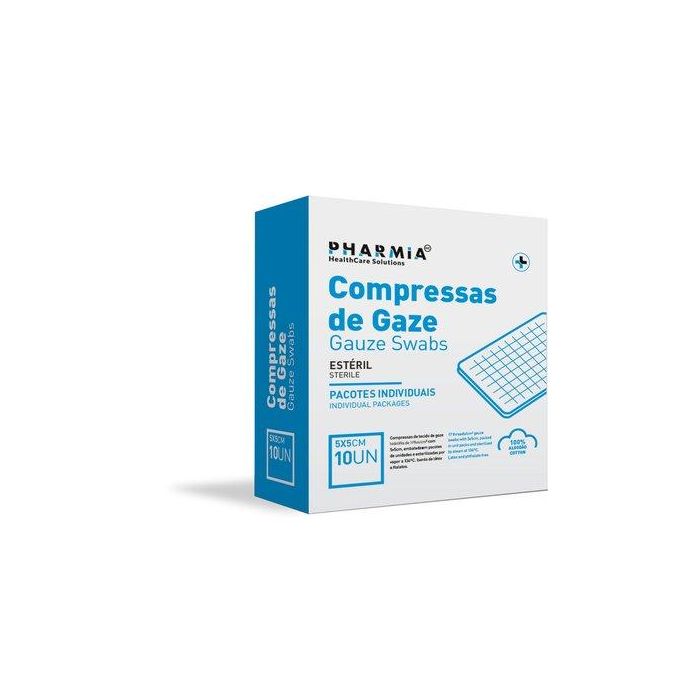 Gasa Pharmia Esteril 5X5 Cm Caja De 10