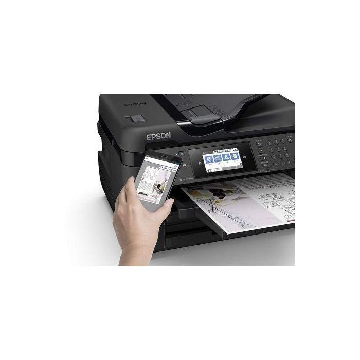 Multifunción A3+ Epson Workforce WF-7720DTWF WiFi/ Fax/ Dúplex/ Negra