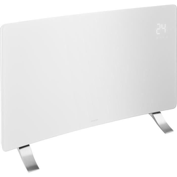 Radiador de cristal Wi-Fi inteligente - SENCOR - SCF 4740WH - 2400 W - 2 niveles - Termostato - Blanco 4