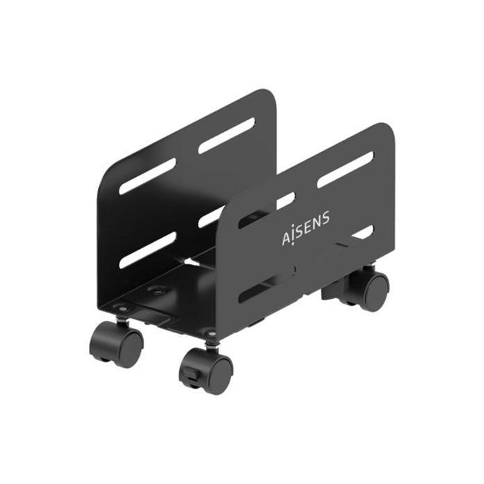 AISENS - SOPORTE METALICO AJUSTABLE DE SUELO PARA CPU, NEGRO AISENS - SOPORTE METALICO AJUSTABLE DE SUELO PARA CPU, NEGRO