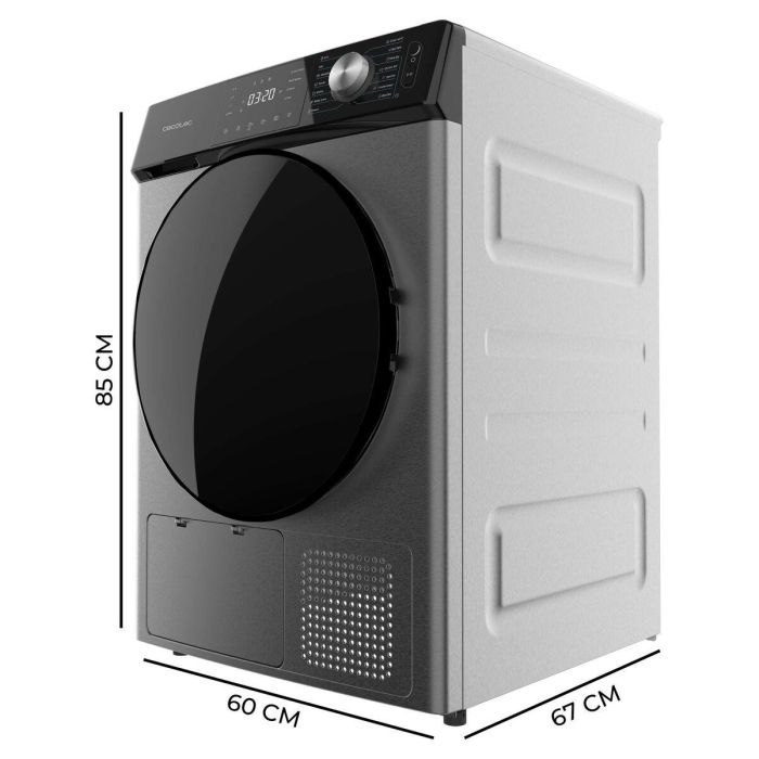 Secadora Cecotec Bolero DressCode Dry 10355 Steel 10 kg 7 Secadora Cecotec Bolero DressCode Dry 10355 Steel 10 kg 7