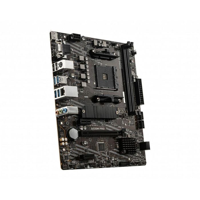 MSI A520M PRO Placa Base micro ATX para AMD Zócalo AM4 Ryzen 3000 con Chipset A520, DDR4, M.2 y Gigabit Ethernet 14