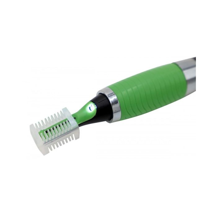 Thulos Cortapelos TH-BY04 - Depiladora de alta precisión con cuchilla de acero inoxidable, luz LED, incluye 2 peines y cepillo 2 Thulos Cortapelos TH-BY04 - Depiladora de alta precisión con cuchilla de acero inoxidable, luz LED, incluye 2 peines y cepillo 2