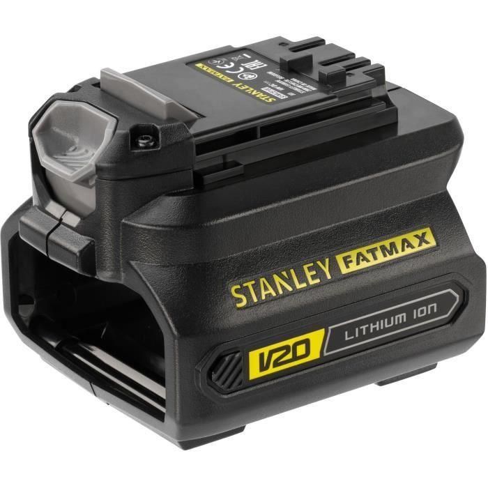Adaptador de batería - STANLEY FATMAX V20 - SFMCB100-XJ - On 18V Tools Gama 2019 2 Adaptador de batería - STANLEY FATMAX V20 - SFMCB100-XJ - On 18V Tools Gama 2019 2
