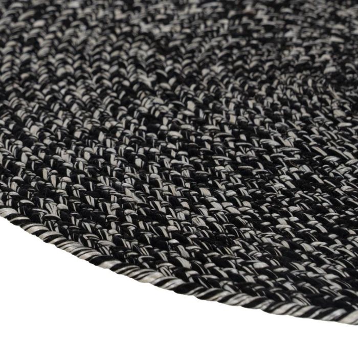 Salvamantel Trenzado Negro-Blanco 38 X 38 cm