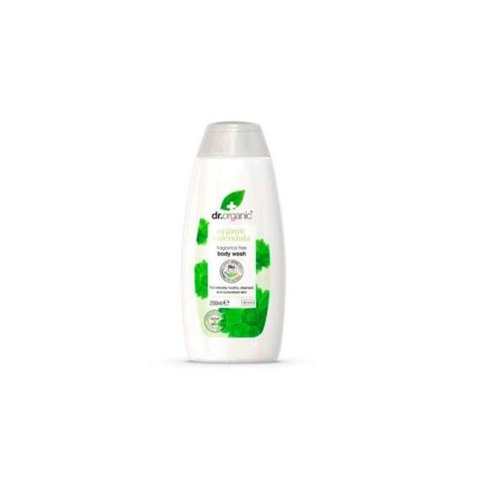 DR. ORGANIC Gel de Ducha Piel Sensible con Caléndula y Aloe Vera 250ml - Para piel seca e irritada