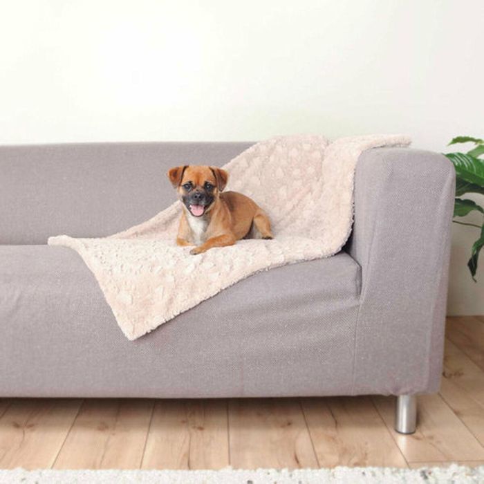 Manta para Mascotas Trixie Cosy Beige Felpa 150 × 100 CM 1