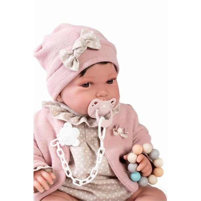 Antonio Juan Muñeca Recién Nacida Pipa con Mordedor, Pesa como Bebé Real, 42 cm, Cuerpo de Tela 2 Antonio Juan Muñeca Recién Nacida Pipa con Mordedor, Pesa como Bebé Real, 42 cm, Cuerpo de Tela 2