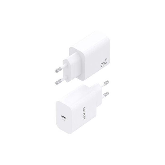 Cargador de Pared Aisens A110-0938 Blanco 20 W 1 Cargador de Pared Aisens A110-0938 Blanco 20 W 1