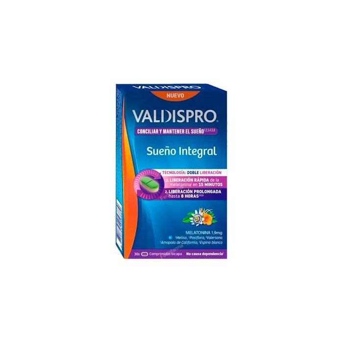 Valdispro Sueño Integral 30 Comprimidos Bicapa