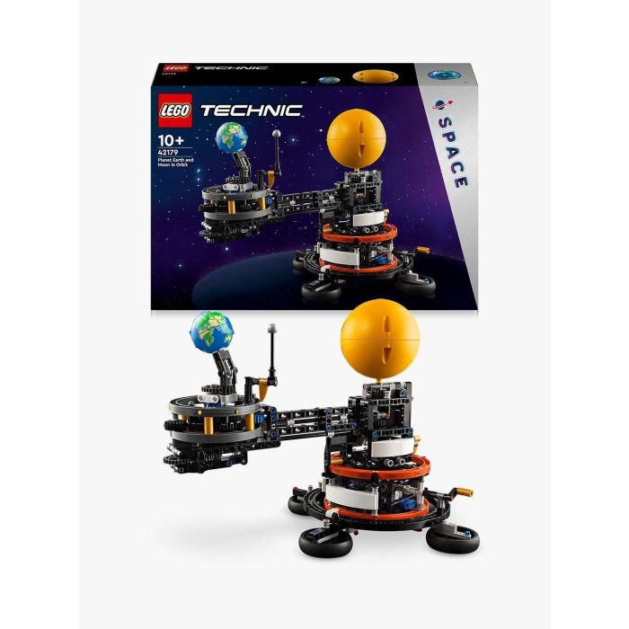 LEGO Technic 42179 Planeta Tierra y Luna en Órbita, Detallado Modelo del Sistema Solar para Construir, Set de Juguete Educativo de Ciencia Espacial 13