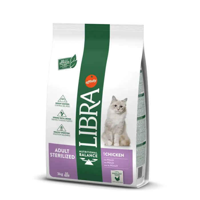 Libra Feline Adult Sterilized Pollo 3 kg