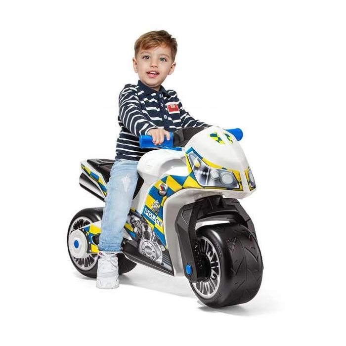Molto Correpasillos Moto Policía Infantil 73 cm, para Niños a partir de 18 meses, Plástico Resistente 1