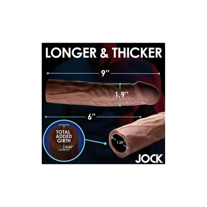 Funda para pene XR Negro Ø 4,8 cm 3 Funda para pene XR Negro Ø 4,8 cm 3