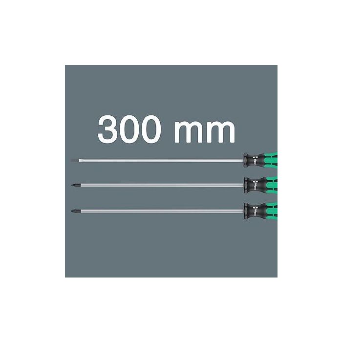 Wera 335/350/355/3 Schraubendr.- Set Kraftform Plus.300mm Klingen 1