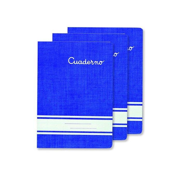 Libreta Pacsa Mi Cuaderno A5+ 30H 60G Cuadric.6X6 C/Margen Azul (Set de 20)