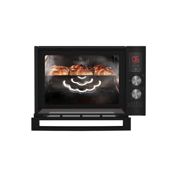 Mini horno - BEKO - BMF30QVB - 30 L - Multifunción - Calor agitado - Pantalla LED - 7 funciones - Negro 1