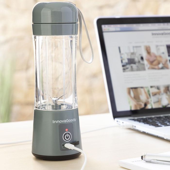 Batidora de Vaso Portátil Recargable Shakuit InnovaGoods 6 Batidora de Vaso Portátil Recargable Shakuit InnovaGoods 6