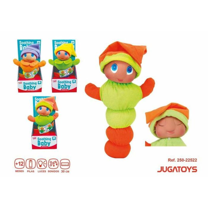 Muñeco gusano con luz y sonidos 30cm - modelos surtidos 1