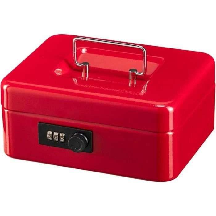 Caja de monedas - BURG WACHTER - Money Code 5020 Rojo - Apertura con código, acero rojo 1