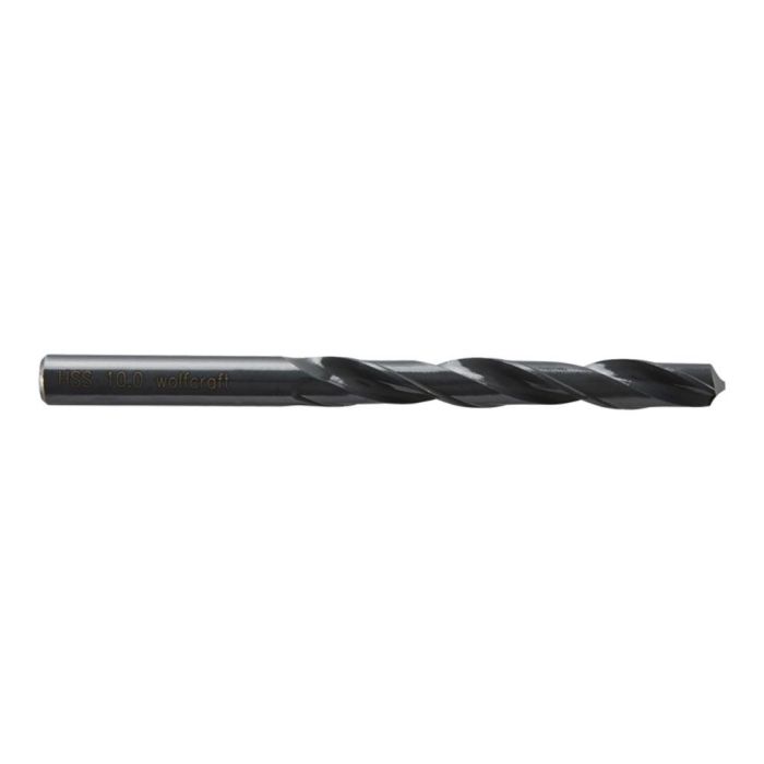 Wolfcraft Broca para Metal HSS Ø10x133mm. Forja por Laminación para Mayor Resistencia a la Rotura y Vida Útil. 87mm Trabajo. Wolfcraft Broca para Metal HSS Ø10x133mm. Forja por Laminación para Mayor Resistencia a la Rotura y Vida Útil. 87mm Trabajo.