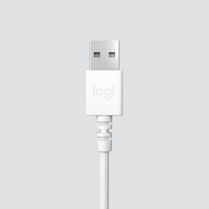 Logitech LOG5099206107304 H390 Casco Estéreo con Cable USB-A y Micrófono Antibuidad, Blanco Roto 4 Logitech LOG5099206107304 H390 Casco Estéreo con Cable USB-A y Micrófono Antibuidad, Blanco Roto 4