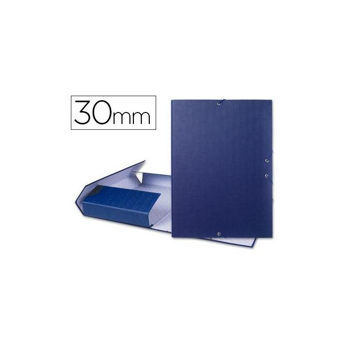 Carpeta Proyectos Liderpapel Folio Lomo 30 mm Carton Forradoazul