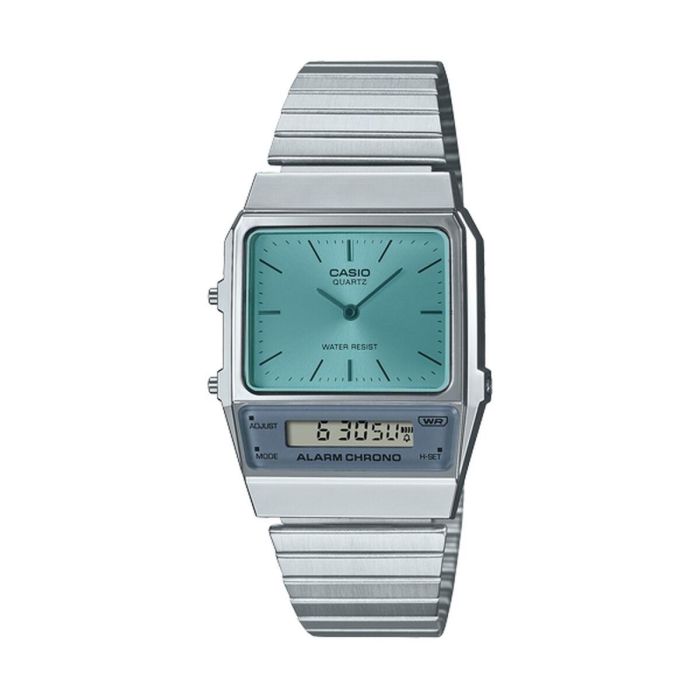 Reloj Unisex Casio VINTAGE EDGY COLLECTION Plateado (Ø 40 mm)