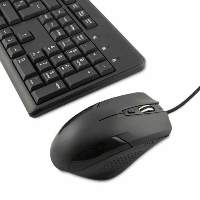 Teclado y Ratón CoolBox COO-KTR-01U Negro Qwerty Español QWERTY 1 Teclado y Ratón CoolBox COO-KTR-01U Negro Qwerty Español QWERTY 1
