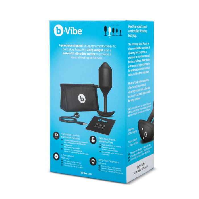 Plug Anal B-Vibe Vibrating Negro 1