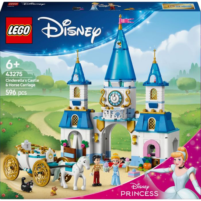 Lego 43275 Disney Princess El Castillo de Cenicienta y el Carruaje - Set Juego de Roles Infantil 6 Años 0 Lego 43275 Disney Princess El Castillo de Cenicienta y el Carruaje - Set Juego de Roles Infantil 6 Años 0