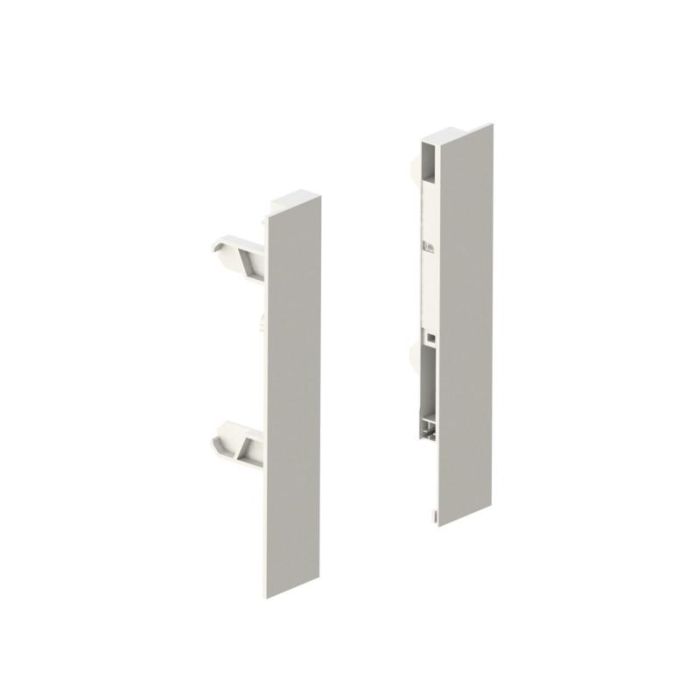 Herrajes Alk Juego Fijación Frontal Qube H90 H120 H185 Altura H185 Acabado Blanco 2