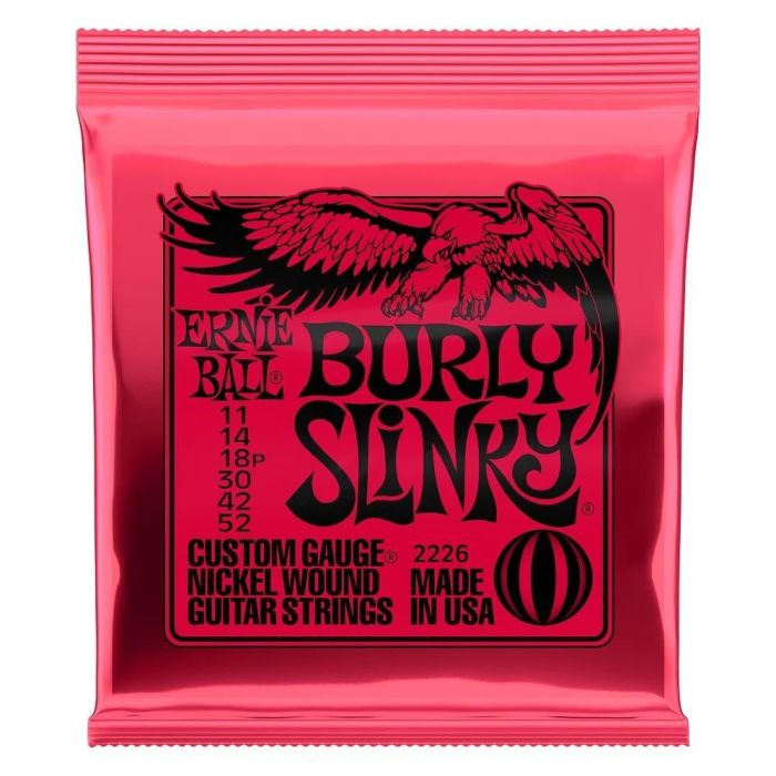 ERNIEBALL Juego Cuerdas Guitarra Eléctrica Slinky Burly 11-52