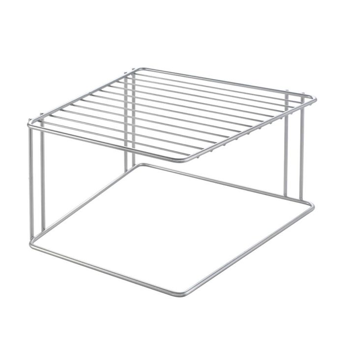 Metaltex Rinconera de 2 alturas 'boxe' para ordenar platos 25x25x15cm 1