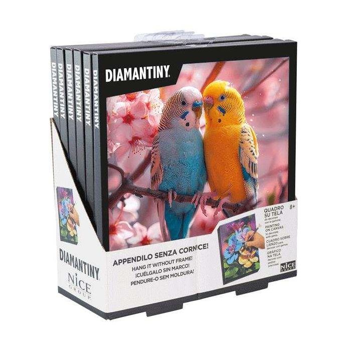 Diario crystal art diamantiny quadro 5 con gemas de colores 3D 32x30x2 cm 1