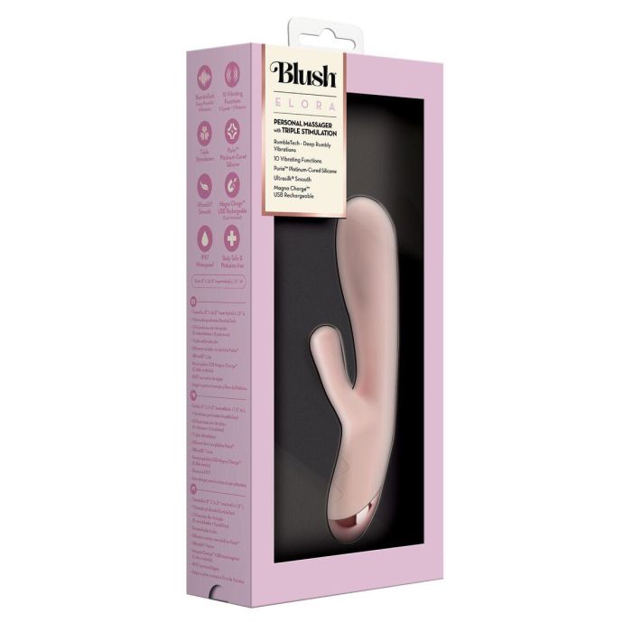 Vibrador Punto G Blush Elora Rosa 1 Vibrador Punto G Blush Elora Rosa 1