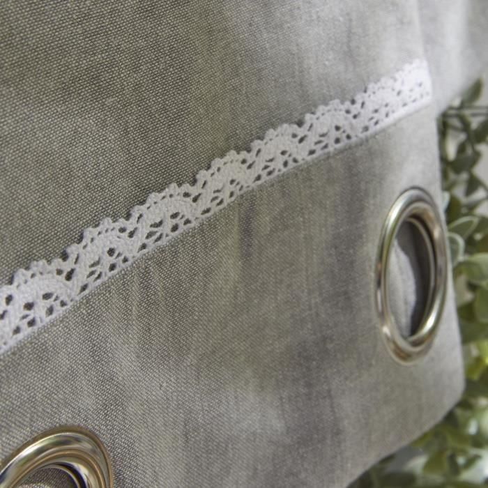 Cortina - HOY - CHARME - Chambray Capucine - 140 x 240 cm 1 Cortina - HOY - CHARME - Chambray Capucine - 140 x 240 cm 1