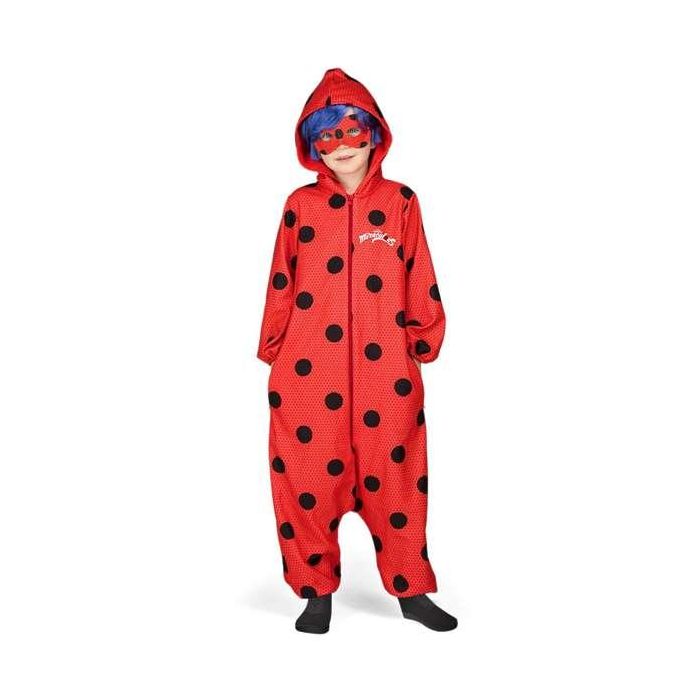 Disfraz ladybug pyjamas 10-12 años (mono con capucha, peluca y antifaz) Disfraz ladybug pyjamas 10-12 años (mono con capucha, peluca y antifaz)