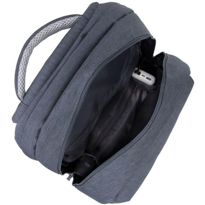 Rivacase 7567 Mochila Portátil 17.3 Pulgadas Prater - Protección Antirrobo, Carga USB, Gris Oscuro 9 Rivacase 7567 Mochila Portátil 17.3 Pulgadas Prater - Protección Antirrobo, Carga USB, Gris Oscuro 9